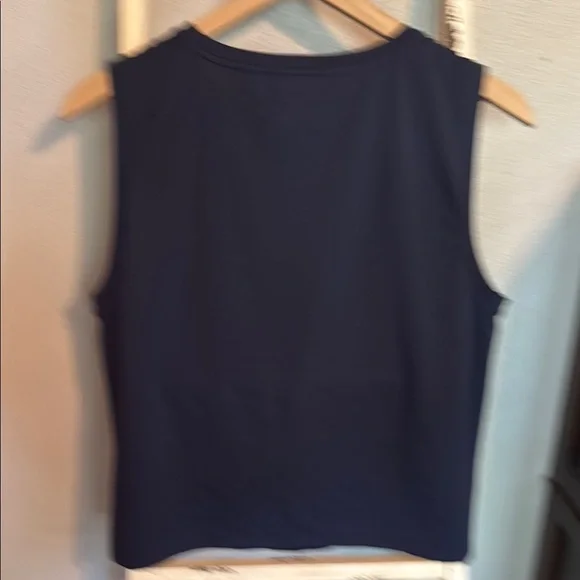 Gap Fit Women's Navy Sleeveless Athletic Tank Top - Picture 3 of 8
